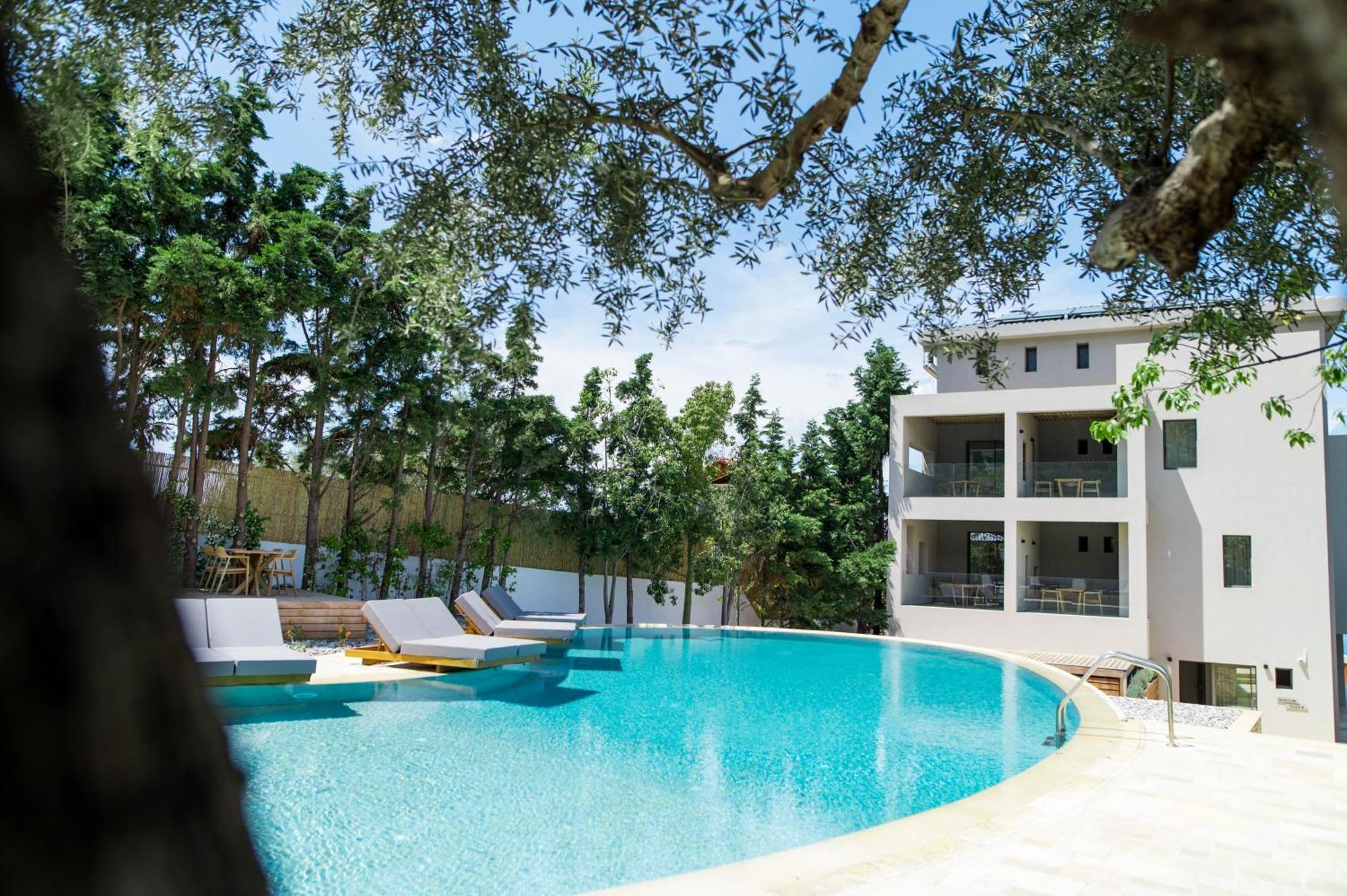 Alissachni Seaside Hotel Dhervénion Exterior foto