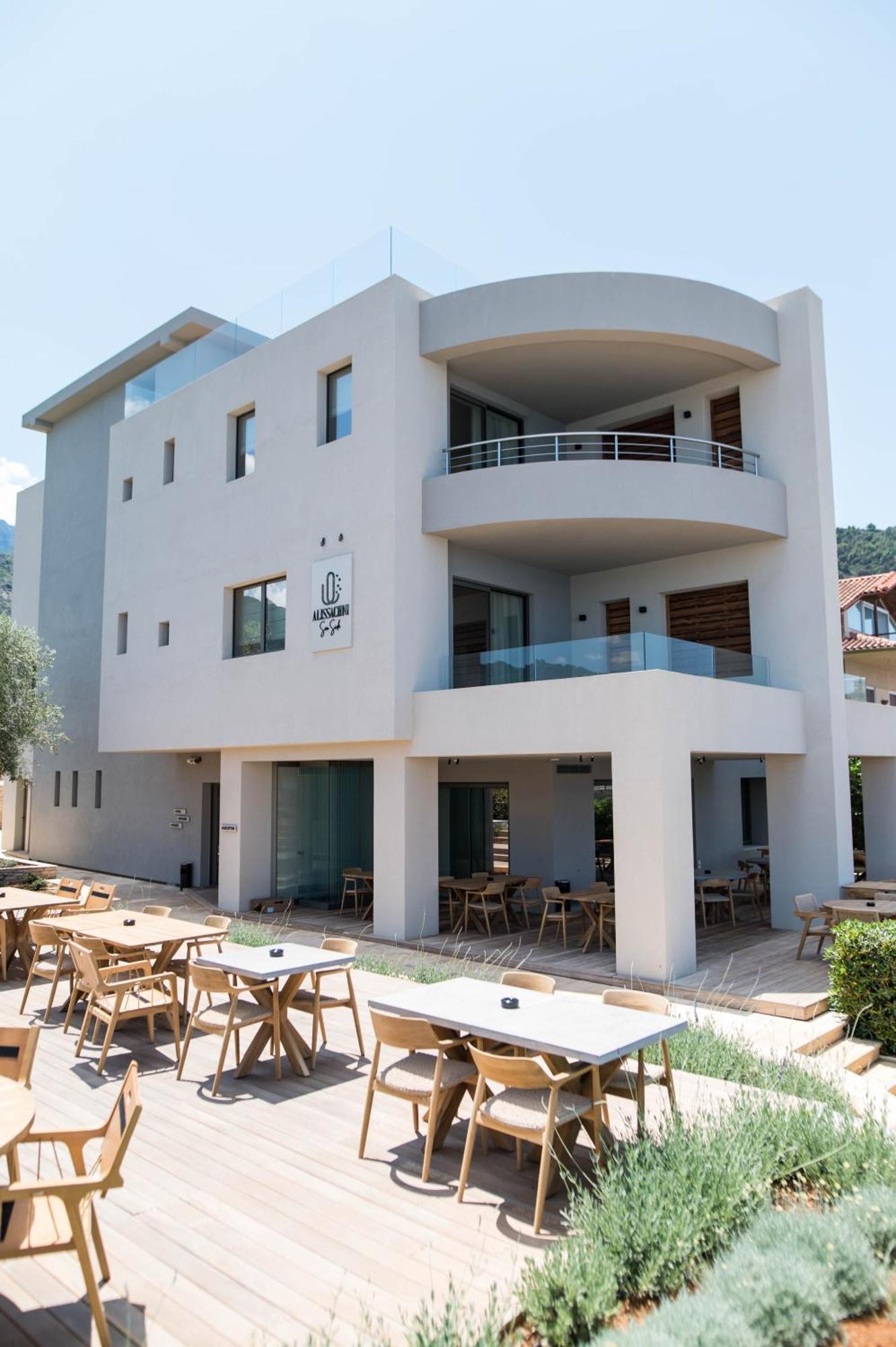 Alissachni Seaside Hotel Dhervénion Exterior foto